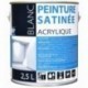 Peinture acrylique BATIR 1° satin blanc 2,5L