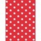Adhésif DECORALIA étoile rouge 45cmx2m