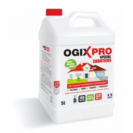 Destructeur de mousses et nettoyant PINTAUD-OGIX Pro 9,6% de chlore actif 5L