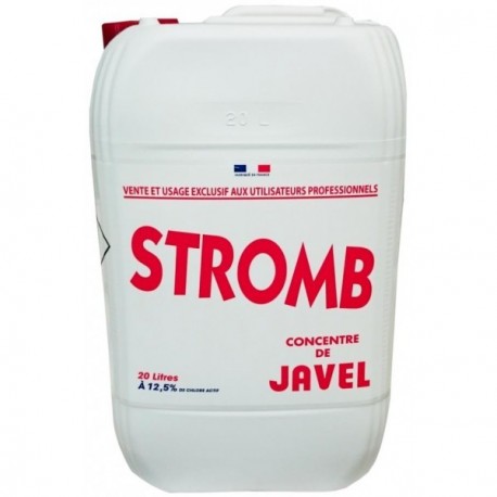 Javel Stromb PINTAUD 12,5% de chlore actif 20L