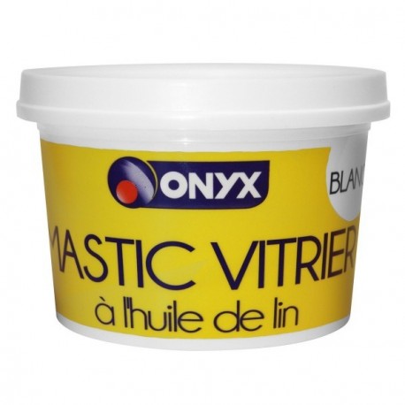 Mastic vitrier ONYX blanc 1kg