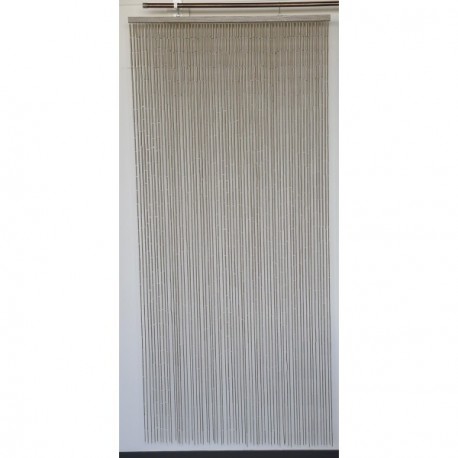 Rideau de portes Sticks Bambou gris 90x200cm