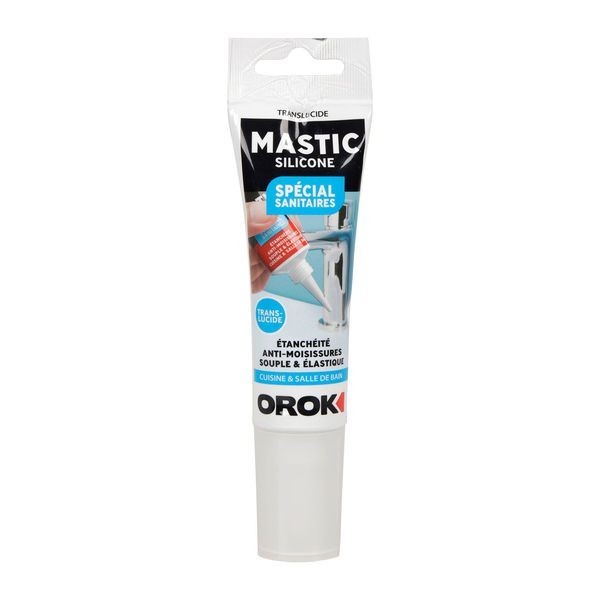 Mastic Bain & Cuisine Pure Silicone Anti-Moisissures Transparent