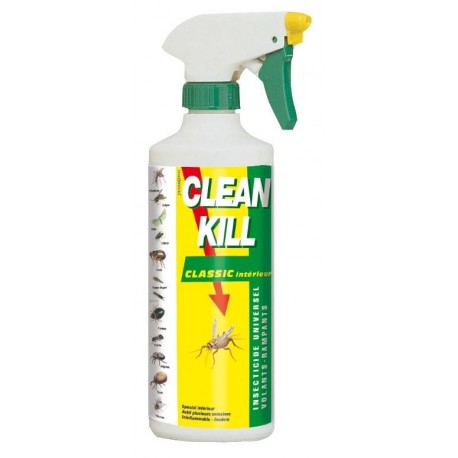 Insecticide pistolet CLEANKILL tous insectes 500ml