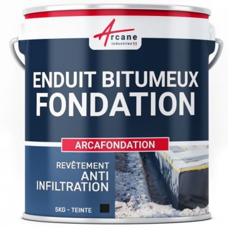 Etanchéité des fondations ARCAFONDATION noir 5kg