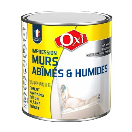 Impression OXI murs abimés et humides 0,5L