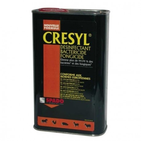 Désinfectant bactéricide fonficide SPADO Crésyl 1L