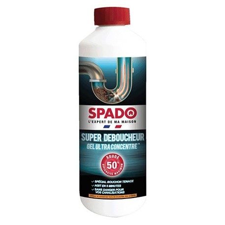 Super déboucheur SPADO 50% de soude 500g