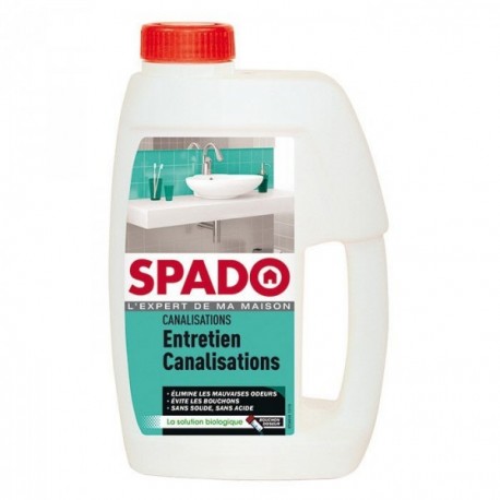 Nettoyant SPADO siphons et canalisations bio 1L