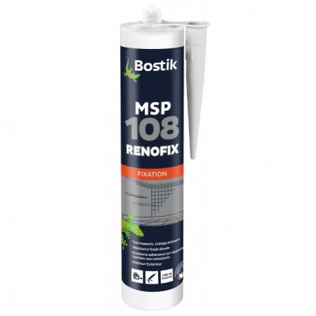 Mastic BOSTIK MSP 108 Renofix blanc 290ml