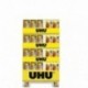 Box 60UC Rollafix UHU emballage transparent et brun 66mx50mm