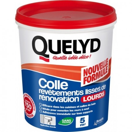 Colle QUELYD revêtement mural lisse de rénovation lourd 1kg