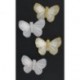 Papillon plume ESSENTIEL or/argent
