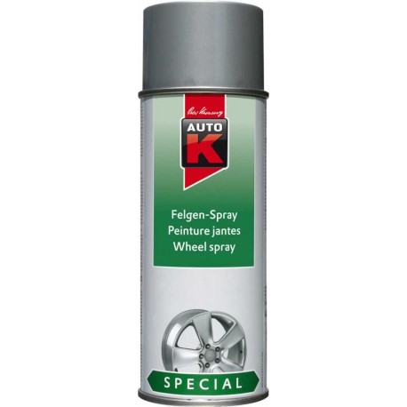 Peinture pour jantes AUTO-K 400ml argent cristal