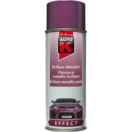Peinture métalisée AUTO-K 400ml violet catalunya