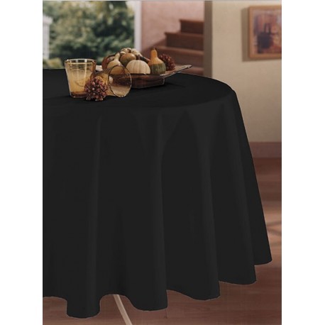 Nappe Tentation CALITEX unie zinc Ø180cm