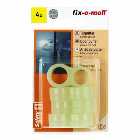 Arrêt de porte FIX-O-MOLL fluorescent