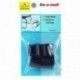 4 Embouts de chaise tubulaires FIX-O-MOLL noir 5,5mm Ø.20-22mm