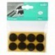 16 patins adhésifs FIX-O-MOLL marron Ø.22mm