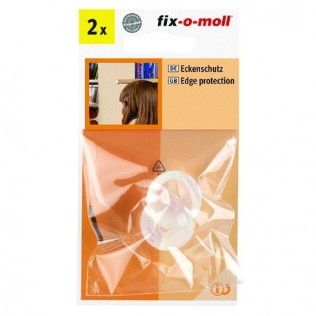 2 protecteurs d'angle FIX-O-MOLL transparent Ø.25mm