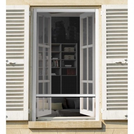 Moustiquaire ESSENTIEL châssis pour fenêtre redécoupable blanc 125x160cm