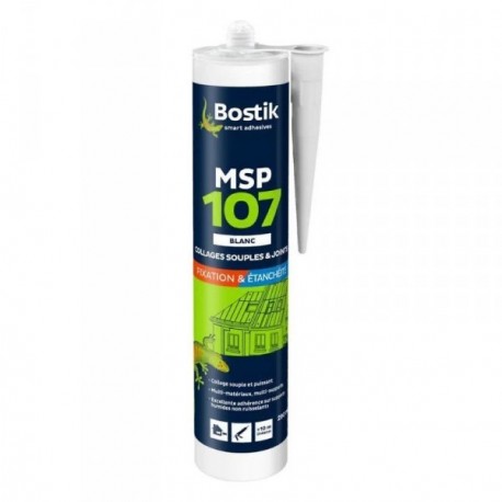 Mastic BOSTIK MSP 107 blanc 290ml