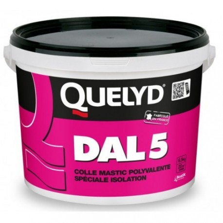 Colle revêtements muraux QUELYD PRO DAL5 6,5kg