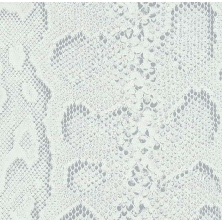 Adhésif DECORALIA Snake blanc 45cmx2m