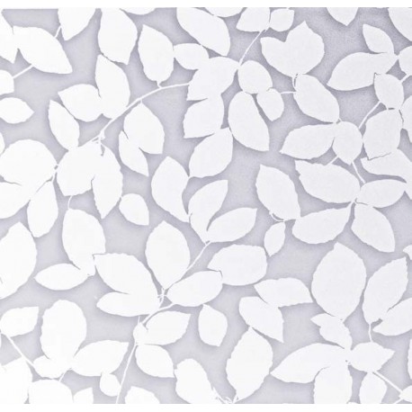 Vitrostatique DECORALIA leaf print RL de 45cmx15m