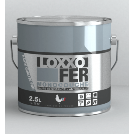 Peinture fer monocouche LOXXO blanc 0,5L