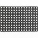 Tapis Caillebotis caoutchouc LUANCE noir 40x60cm