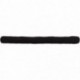 Boudin de porte simple bande agrippante LUANCE Bouclette Noir 80cm