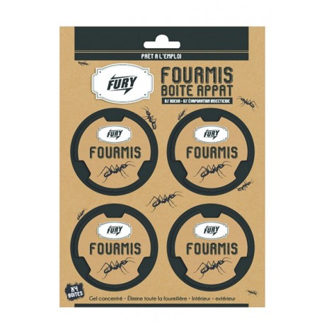 boîtes appats fourmis Fury 10g