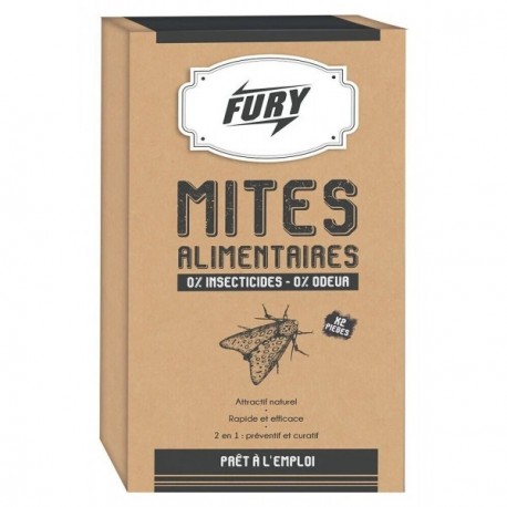 Lot de 2 pièges à mites alimentaires FURY