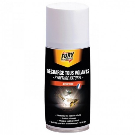 Recharge insecticide pyrèthre naturel FURY pour diffuseur AR1644 150ml