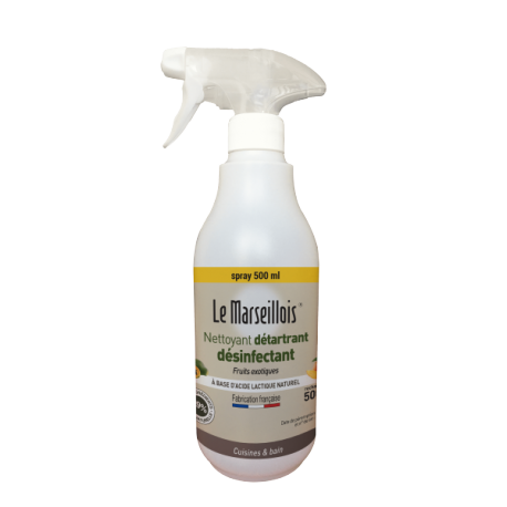 Flacon vide Détartrant et Désinfectant 4 en 1 LE MARSEILLOIS 500ml