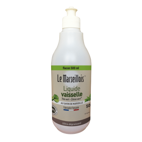 Flacon vide Liquide vaisselle manuel LE MARSEILLOIS 500ml