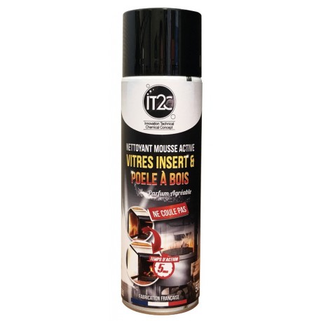 Nettoyant vitres d'insert et de poêle à bois IT2C 500ml