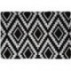 Tapis brosse DECORMAT coco 15mm Ikat noir 40x60cm
