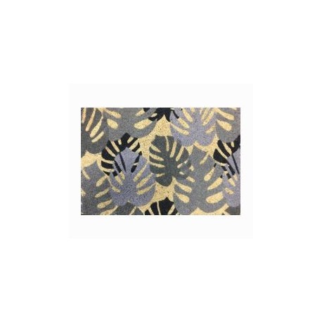 Tapis brosse DECORMAT coco 15mm Feuillage 40x60cm