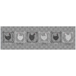 Tapis Déco VELVET Chicken