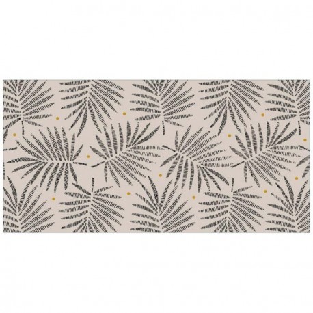 Tapis Déco Velvet Désert Leaves 50x100cm