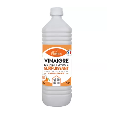 Vinaigre de nettoyage 9,5° PHEBUS orange 1L