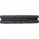 Boudin de porte double LUANCE Cairo Anthracite/Noir 80cm