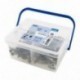 Vis en acier inoxydable FIX-O-MOLL A2 bleu