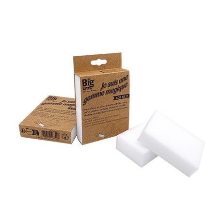 Eponge magique RM 10x7x3cm lot de 2 réf : 806809