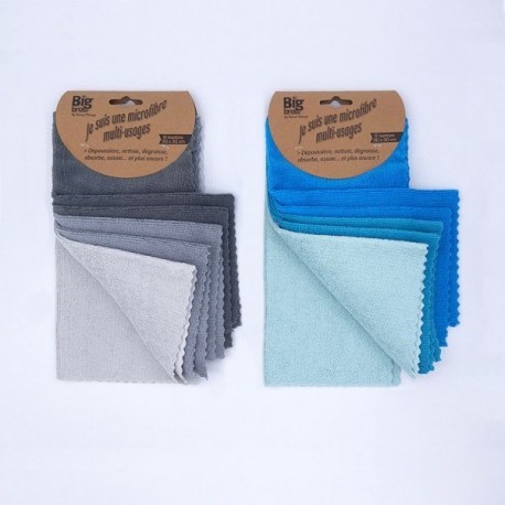 Carré microfibres RM 30x30cm lot de 6 réf : 806527