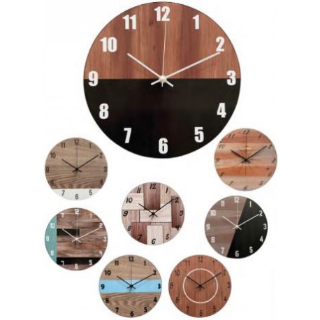 KATAMEX Pendule bois MDF