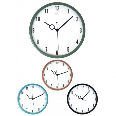 KATAMEX Pendule plastique Ø.20cm