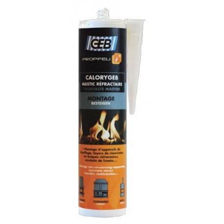 Mastic refractaire GEB Propfeu Calorygeb 310ml